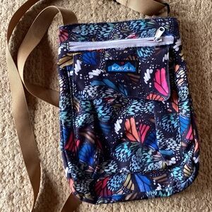 Kavu Multicolor Butterfly Crossbody Bag